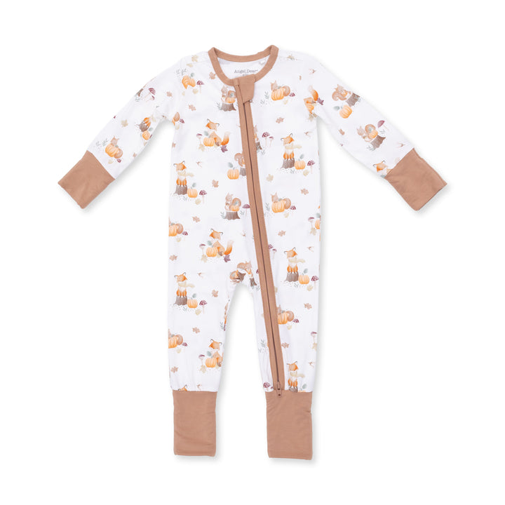 Angel Dear Woodland Animals with Pumpkins Convertible Romper