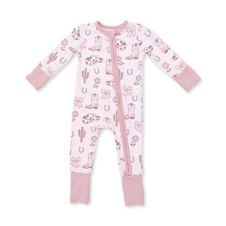 Angel Dear Cowgirl Boots & Bows Convertible Romper