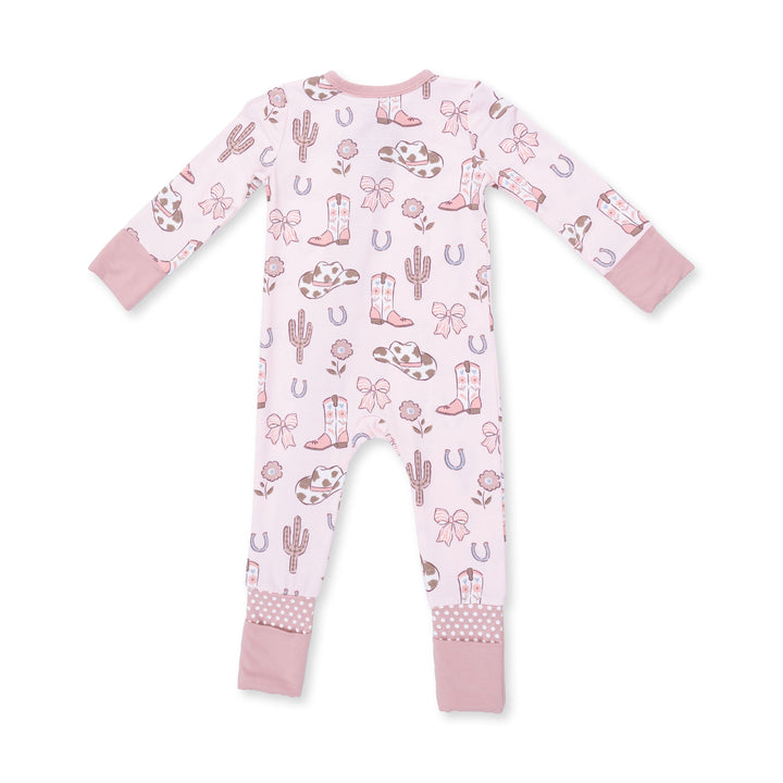 Angel Dear Cowgirl Boots & Bows Convertible Romper