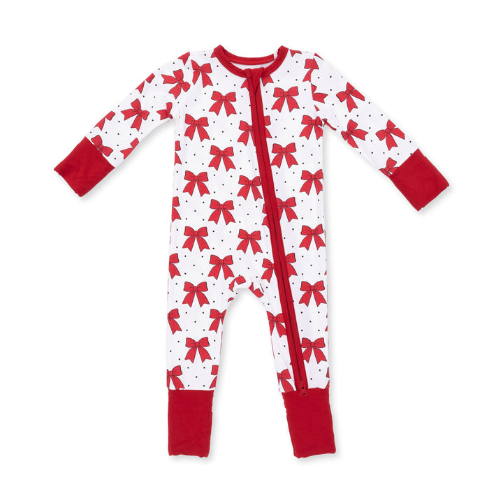 Angel Dear Festive Bows Convertible Romper