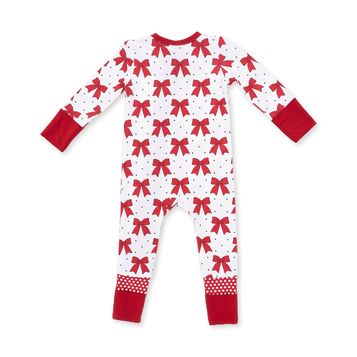 Angel Dear Festive Bows Convertible Romper