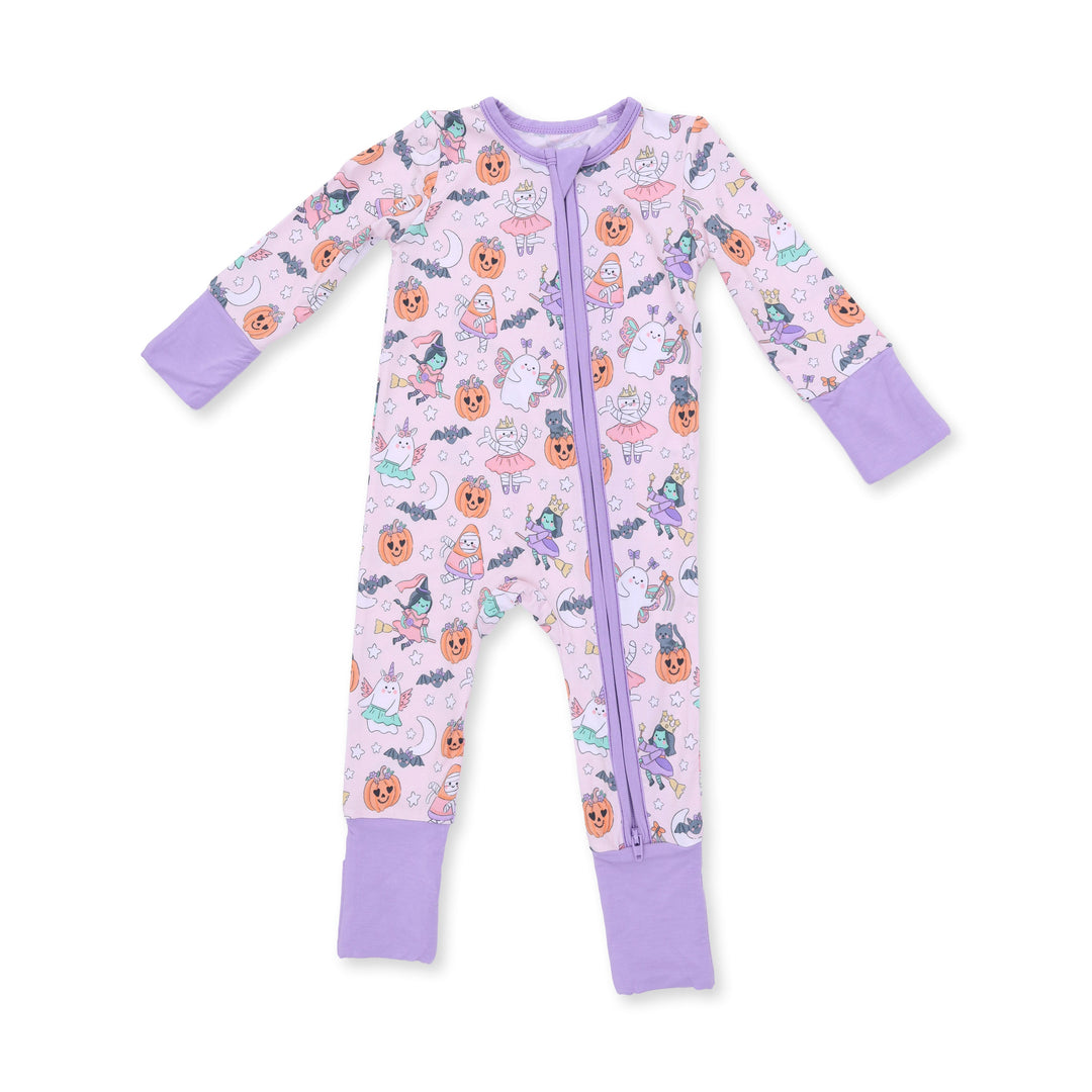 Angel Dear Halloween Monster Dress Up Pink Convertible Romper