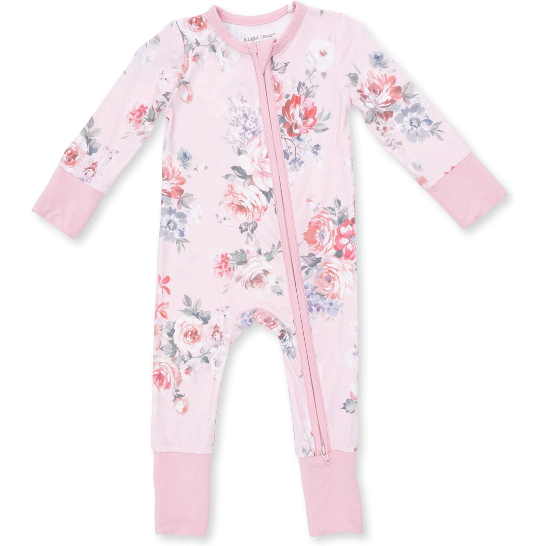 Angel Dear Painterly Rose Bouquets Convertible Romper