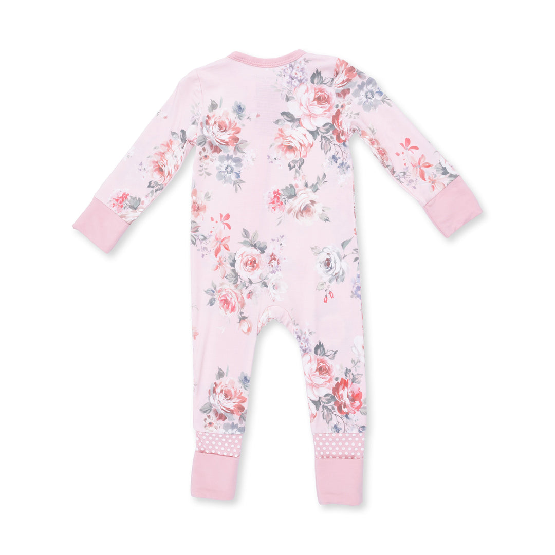 Angel Dear Painterly Rose Bouquets Convertible Romper