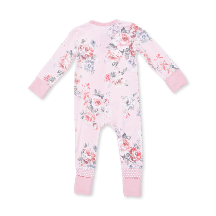 Angel Dear Painterly Rose Bouquets Convertible Romper