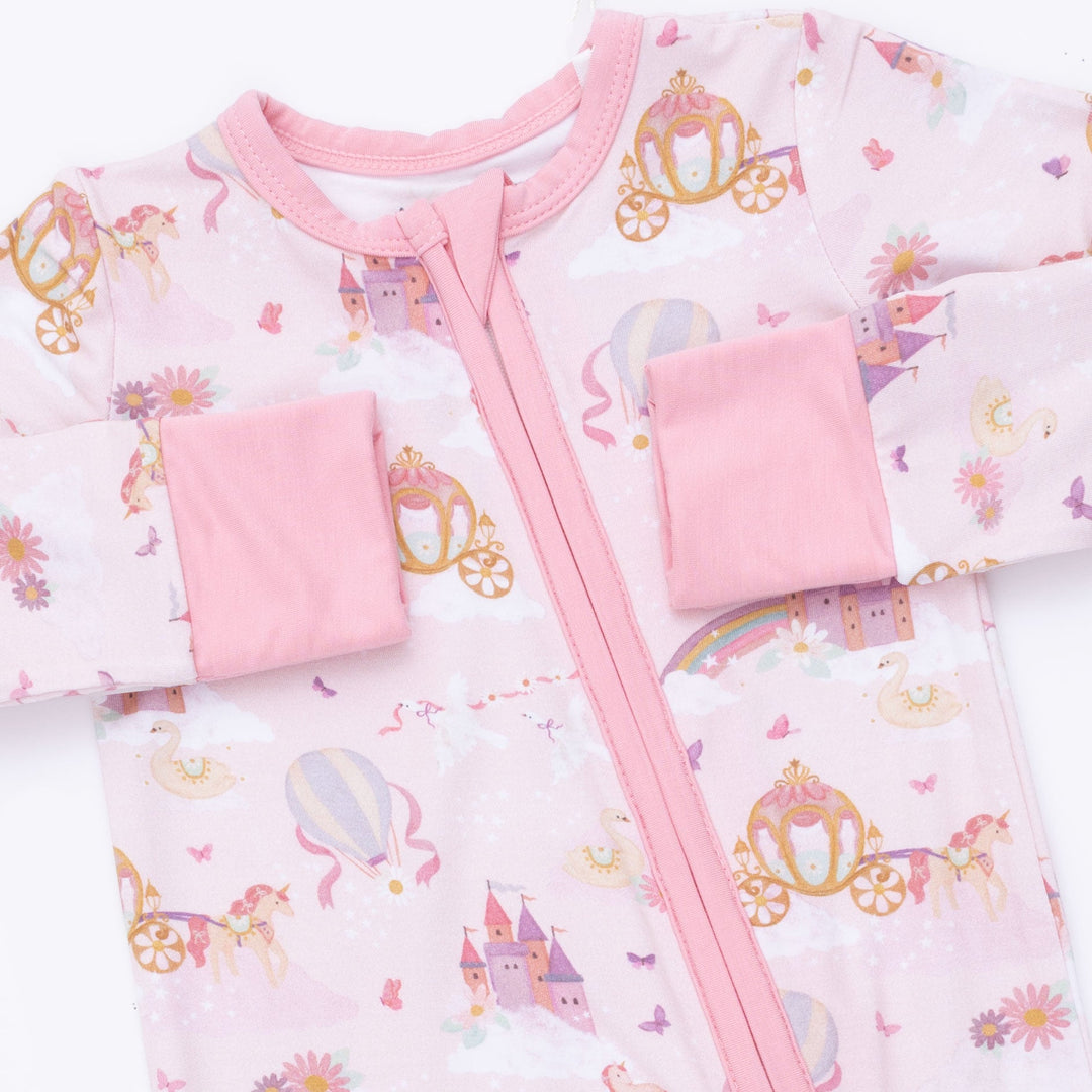 Angel Dear Princess Unicorns & Castle Convertible Romper
