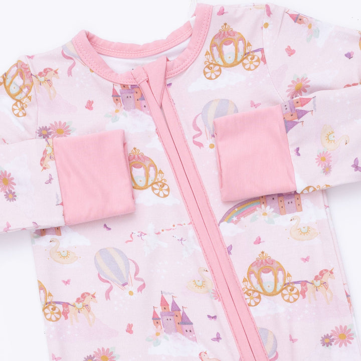 Angel Dear Princess Unicorns & Castle Convertible Romper