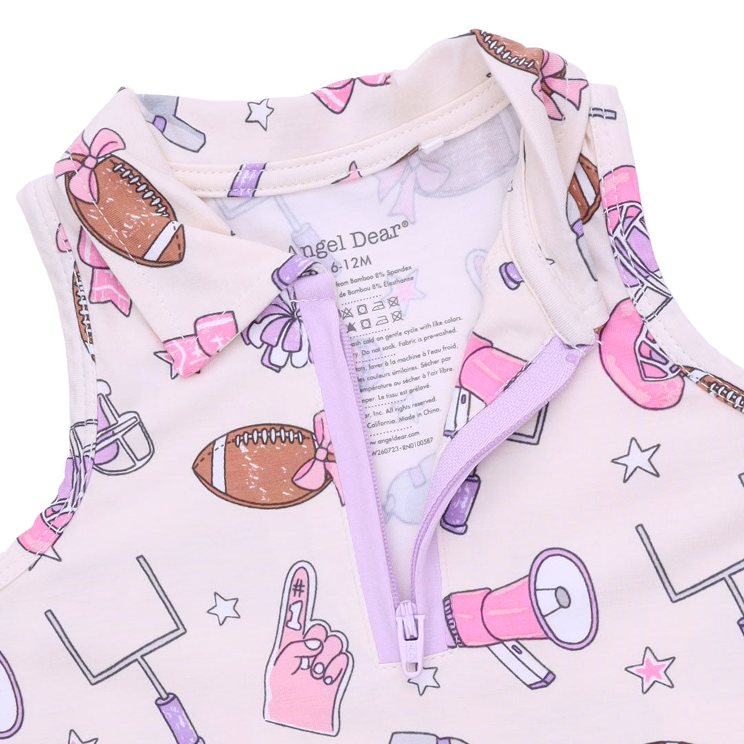 Angel Dear Football Cheer Polo Tennis Dress with Cartwheel Short