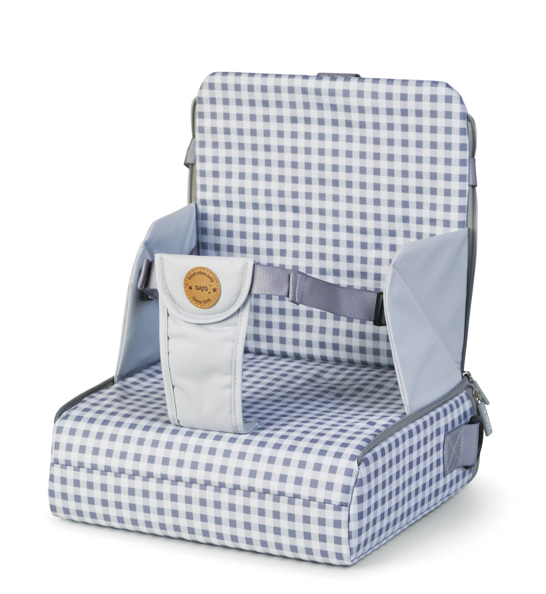 Portable High Chair - Blue Vichy