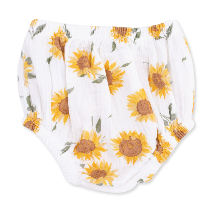 Angel Dear Baby Sunflower Western Pearl Snap Dress & Bloomer
