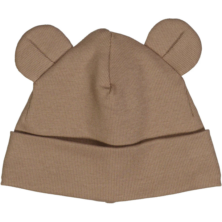 Rib Bear Beanie - Walnut
