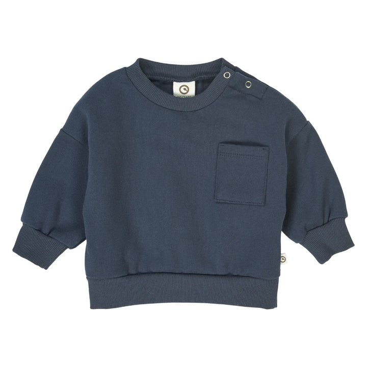 Cozy Me Pocket Sweat Set - Night Blue