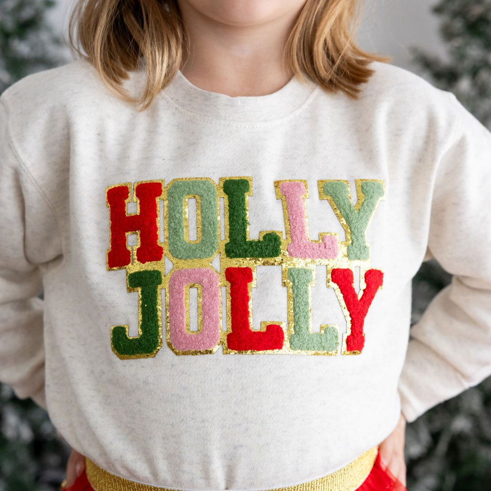 Holly Jolly Patch Sweatshirt Sweet Wink    [variant_option4] [variant_option5] [variant_option6] [variant_option7] [variant_option8] [variant_option9] 2