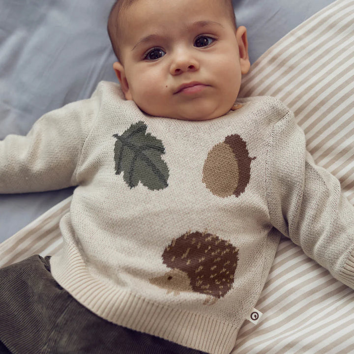 Acorn Knit Sweater - Oak