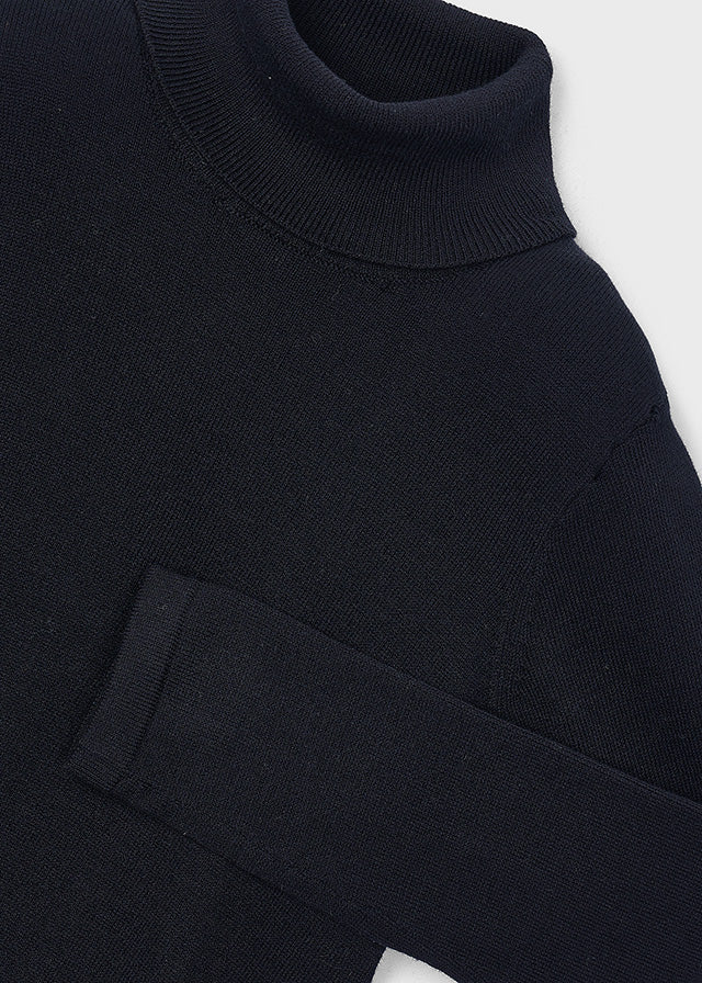 Knitting Turtleneck | Black 313