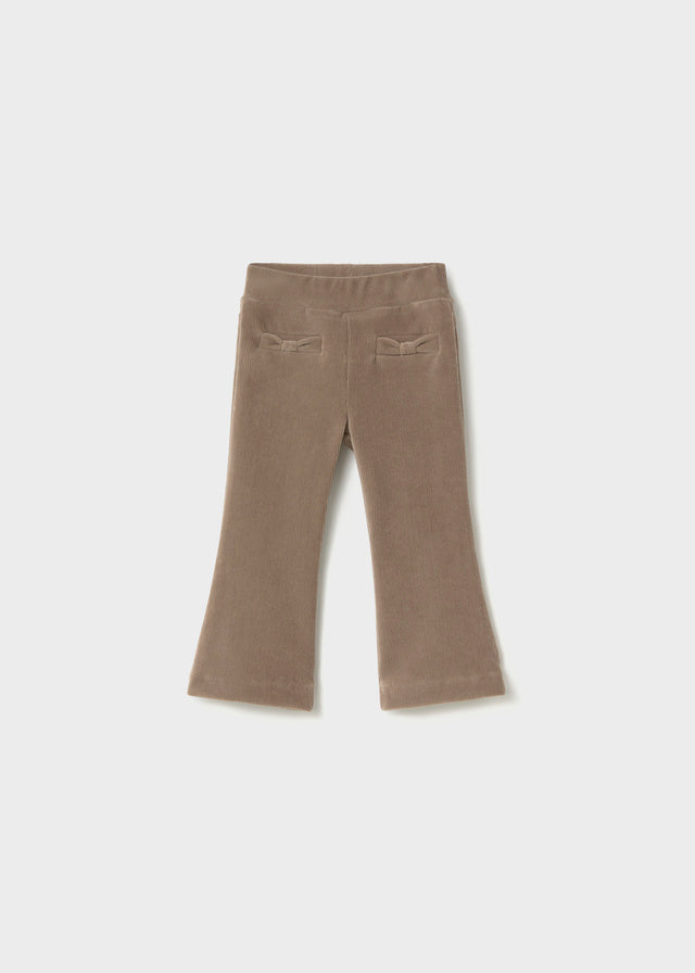 Basic Cord Knit Trousers | Walnut #514