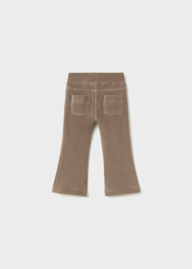 Basic Cord Knit Trousers | Walnut #514