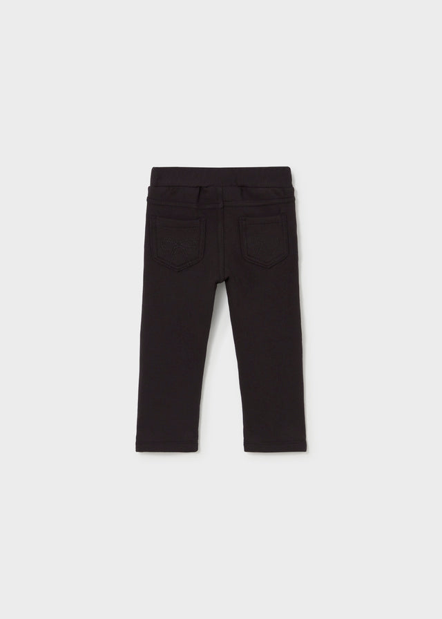 Fleece Basic Trousers | Black #560