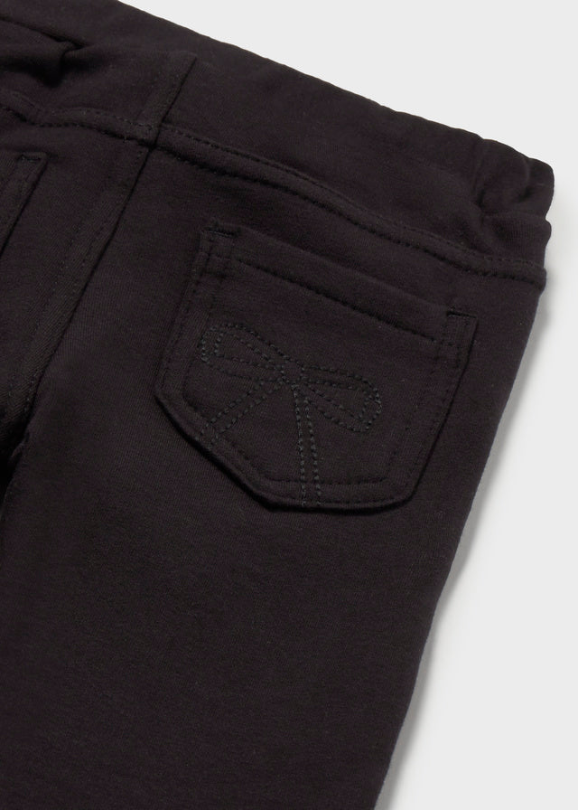 Fleece Basic Trousers | Black #560