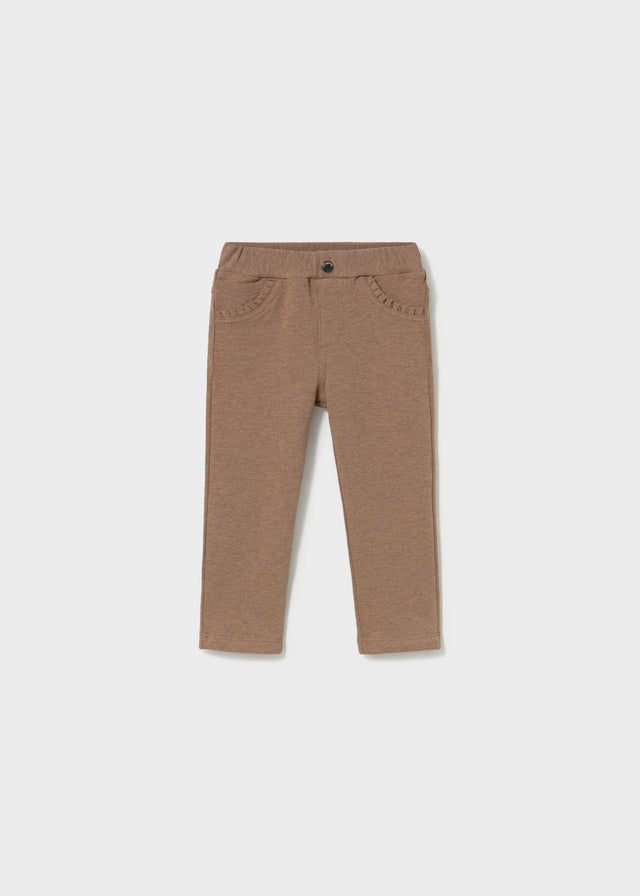 Fleece Basic Trousers | H. Walnut #560