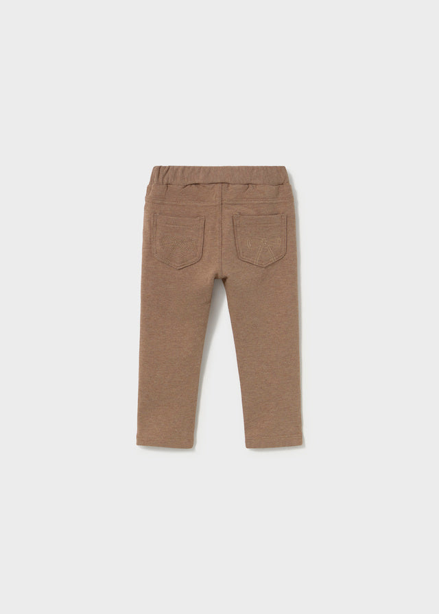 Fleece Basic Trousers | H. Walnut #560