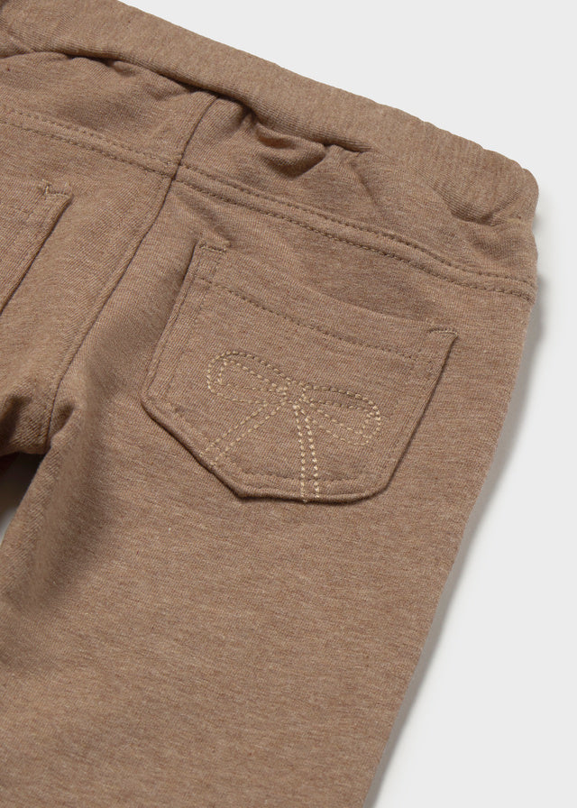 Fleece Basic Trousers | H. Walnut #560