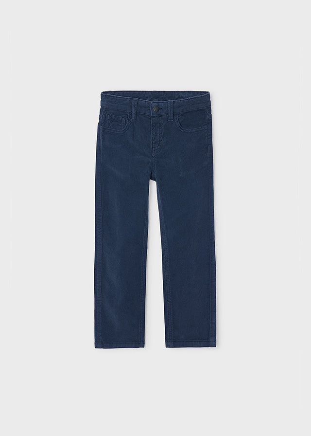 Basic Cord Trousers | Blue #571