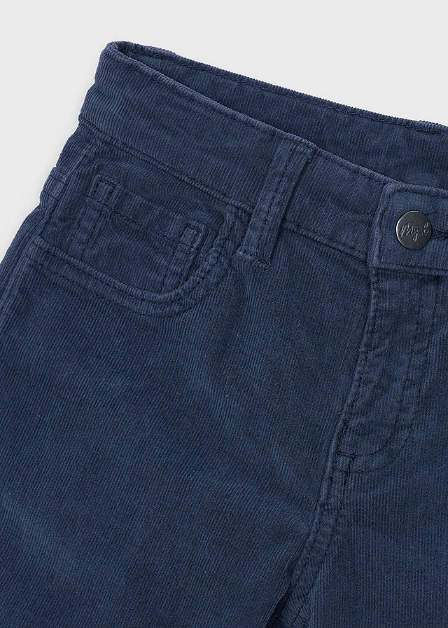 Basic Cord Trousers | Blue #571