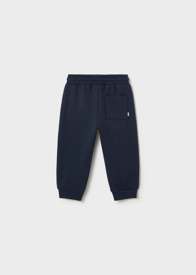 Cuffed Fleece Trousers | Blue 704