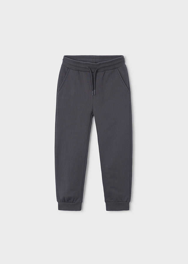 Cuffed Fleece Trousers | Black 725