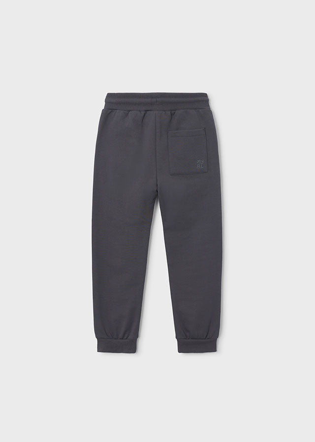 Cuffed Fleece Trousers | Black 725