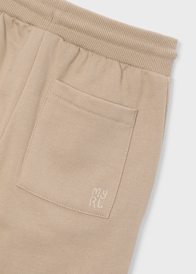 Cuffed Fleece Trousers Hazelnut 725