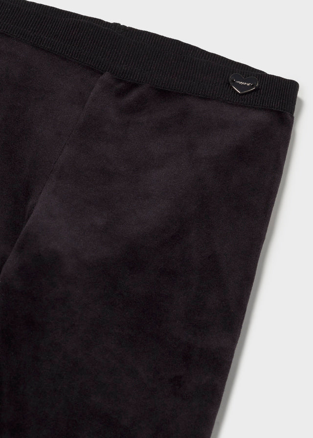 Velvet Leggings | Black #727