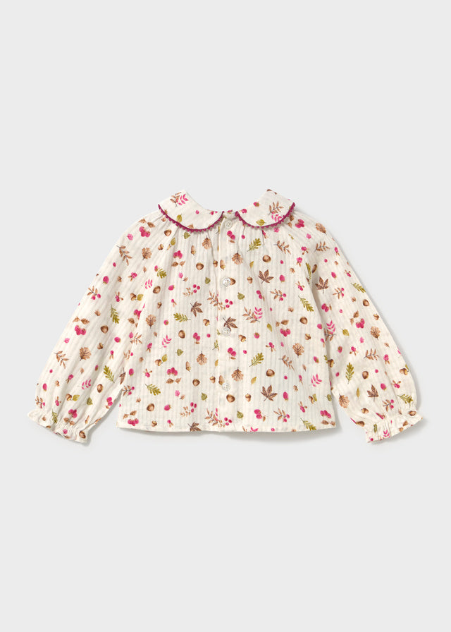 Textured Woven Blouse | Natur-Rasp #2115
