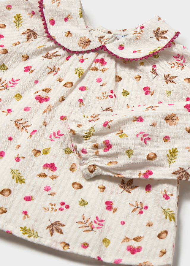 Textured Woven Blouse | Natur-Rasp #2115