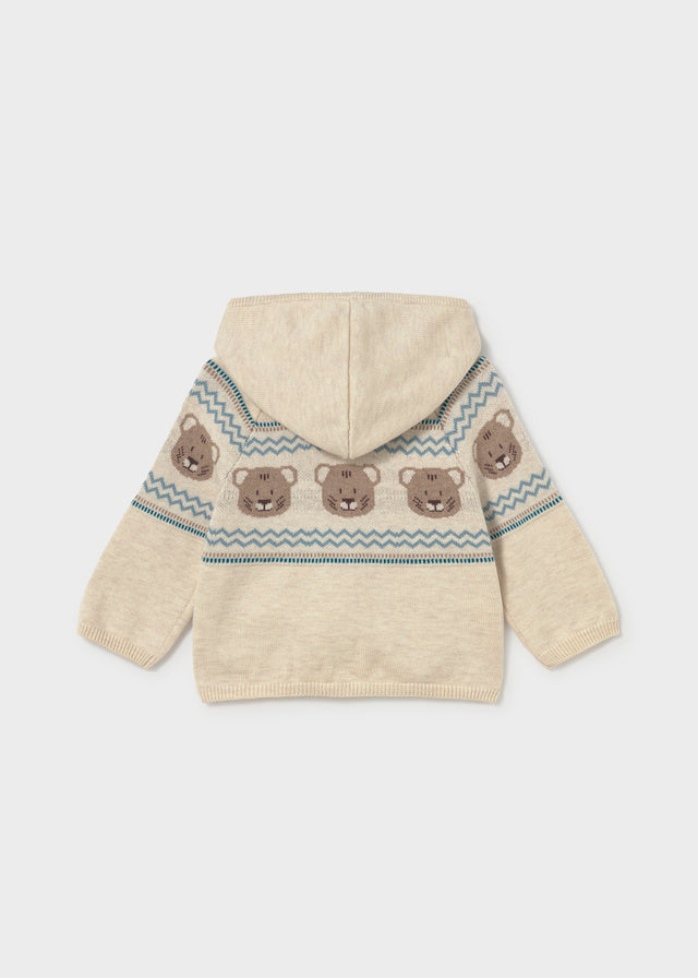 Jacquard Knitting Pullover | Stone 2380