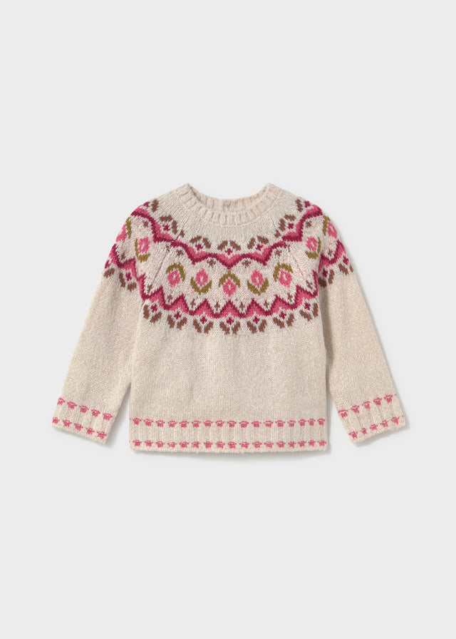 Jacquard Jumper | Milk 2384