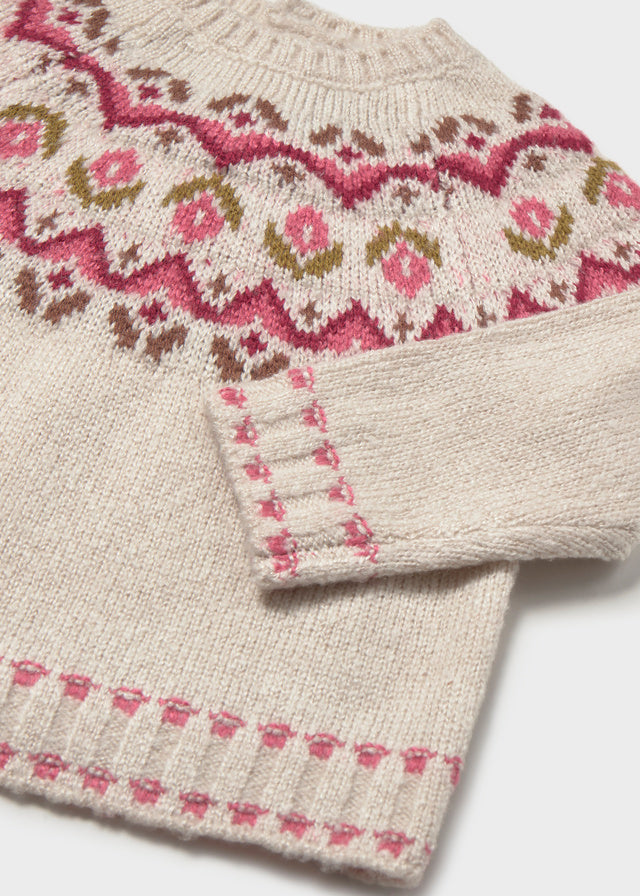 Jacquard Jumper | Milk 2384