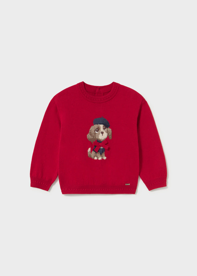 Jacquard Jumper | Red #2385