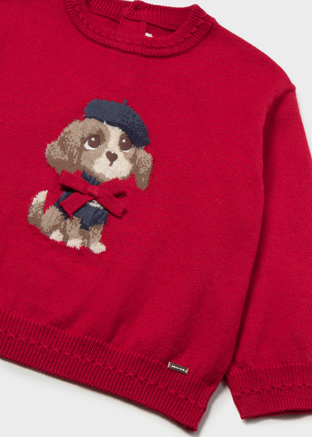 Jacquard Jumper | Red #2385