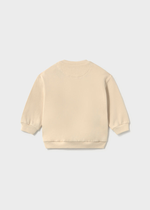 Pullover Without Hoodie | Stone #2418