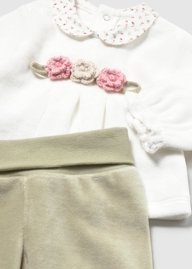 Velour Leg Warmer Set | Bayleaf #2512