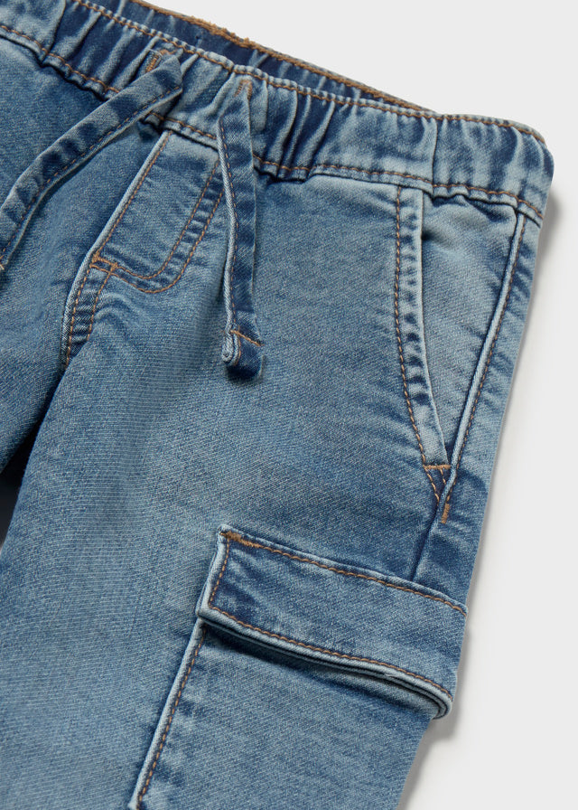 Denim Cargo Pants | 2540