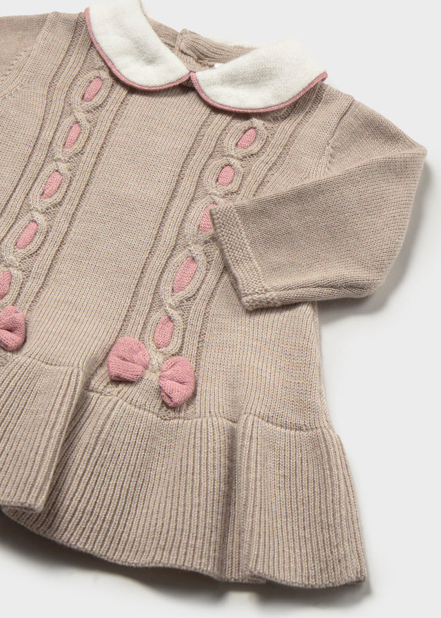 Knit Dress |Mocha 2802