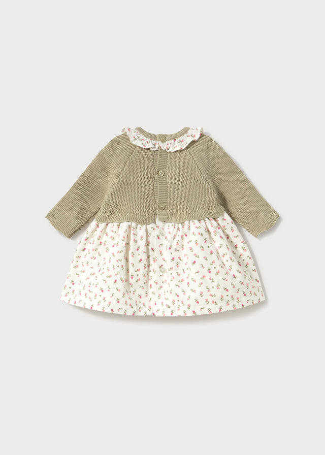 Combined Knit Dress | Bayleaf 2805