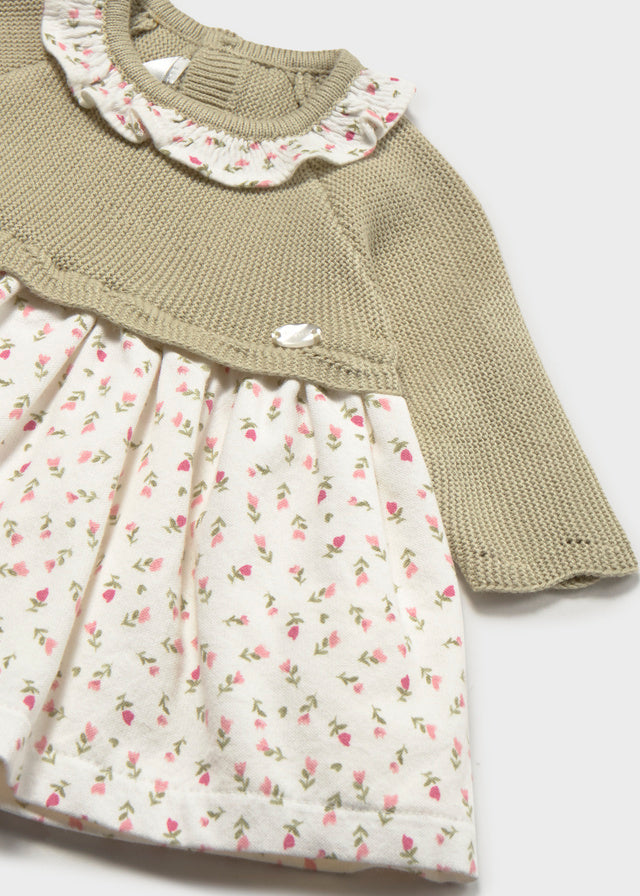 Combined Knit Dress | Bayleaf 2805