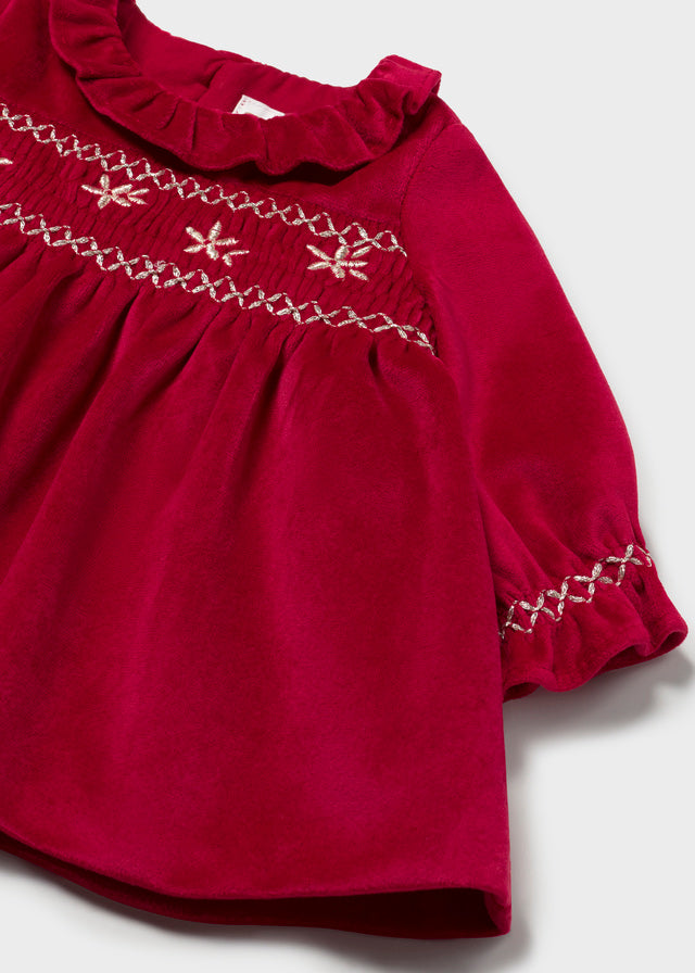 Velvet Dress | Red 2807