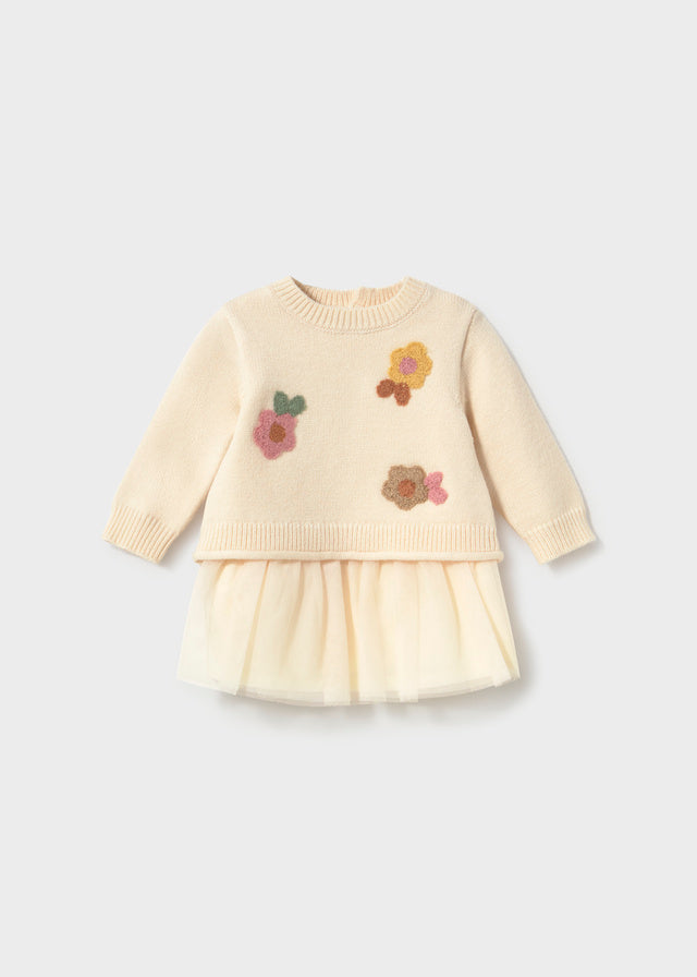 Tricot/Tulle Dress | 2820