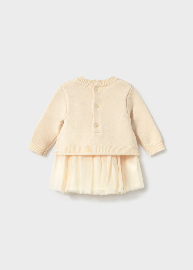 Tricot/Tulle Dress | 2820