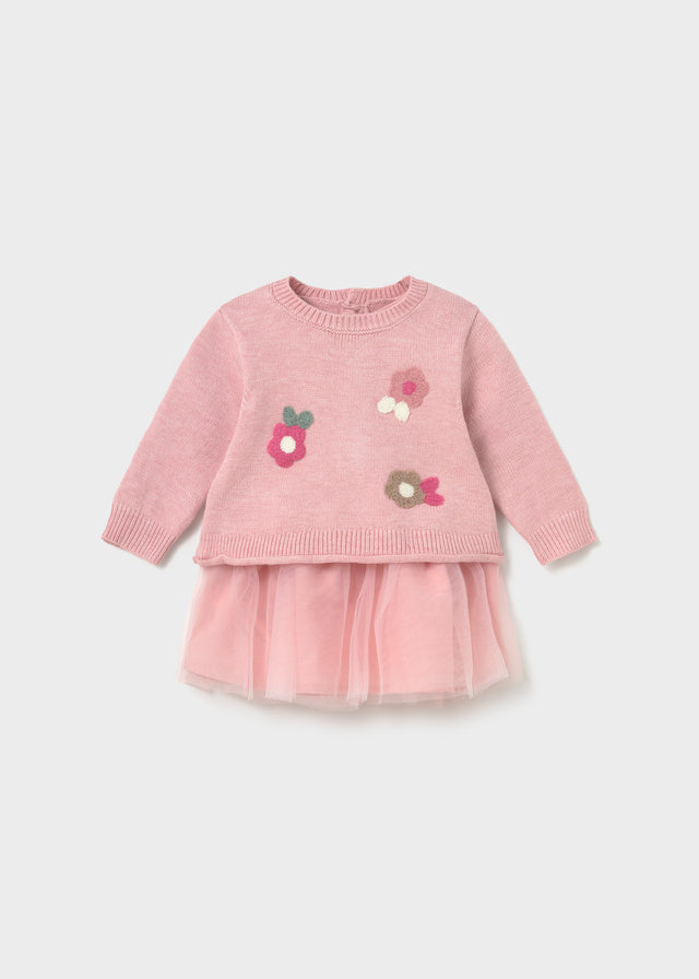 Tricot/Tulle Dress | H.Babyrose 2820